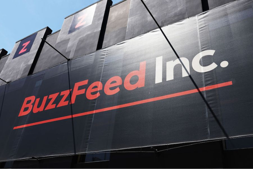 View of BuzzFeed offices in the Hollywood neighborhood 