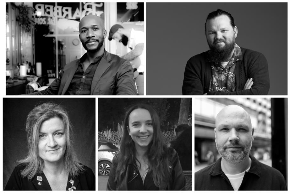 A collage of this week's contributors: Dino Myers-Lamptey, Sam Olive, Scott Somerville, Rosie Sharp and Fern Miller