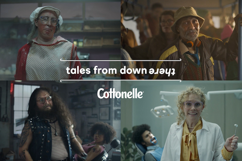 Images from Cotonelle's Down There campaign