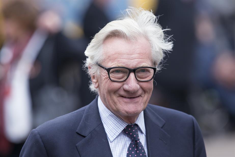 A photo of Lord Heseltine, who is retiring as chairman of Haymarket Group