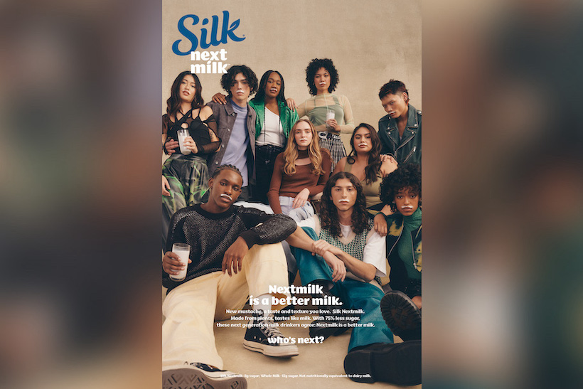 Silk milk ad